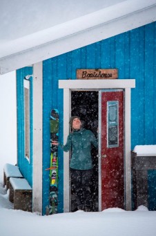 McKenna Petersen at Silvertip Lodg Heli-Skiing, British Columbia.